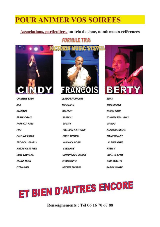 animer soirees trio de choc