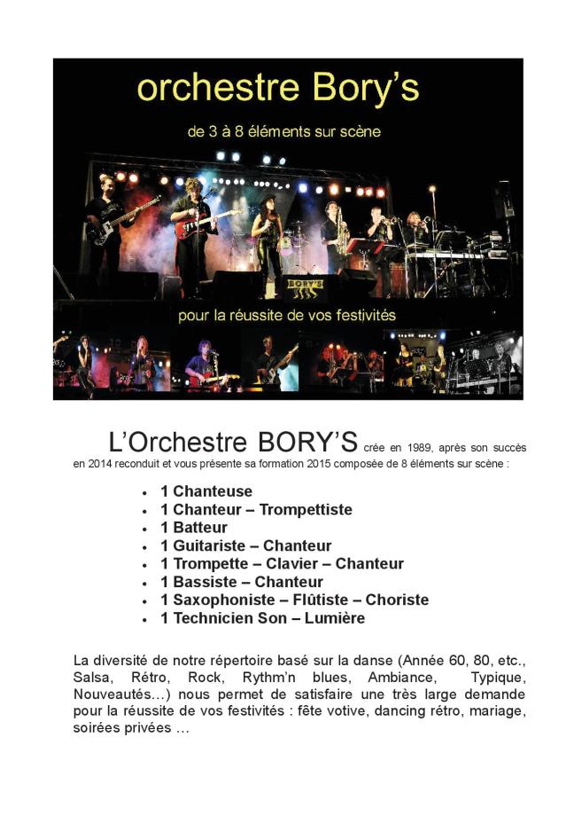 orchestre bory's