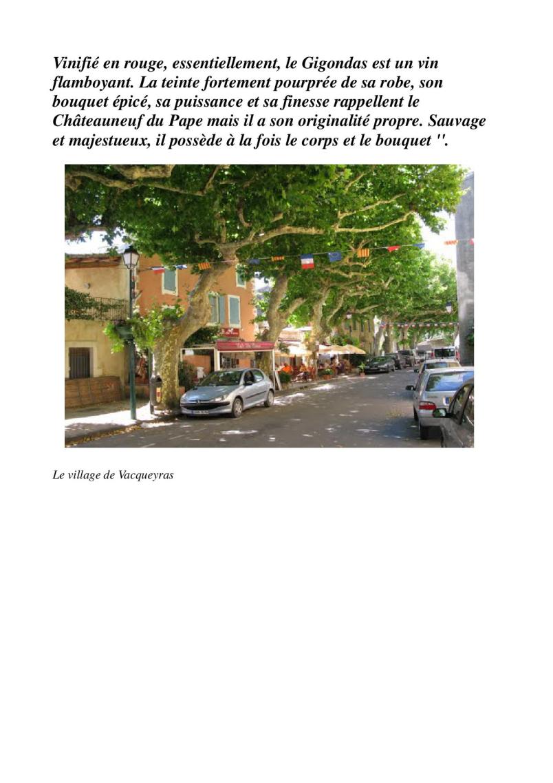 Gigonas, Vacqueyras et Beaumes de Venise2
