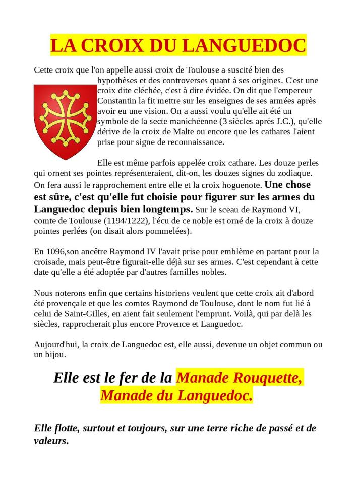 croix du Languedoc