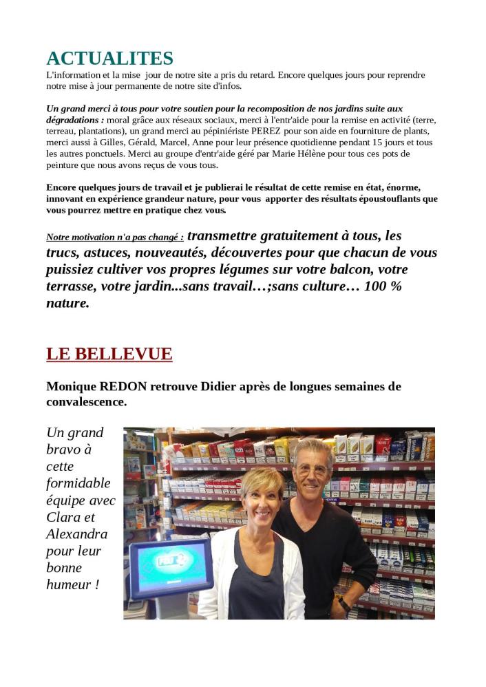 actualités 20 octobre