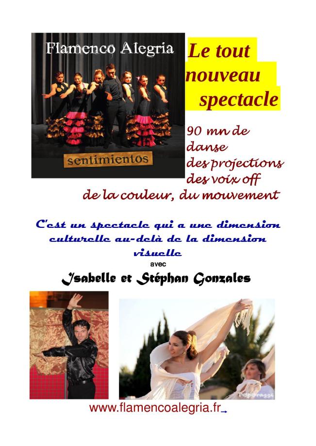 spectacle flamenco palavas alegria