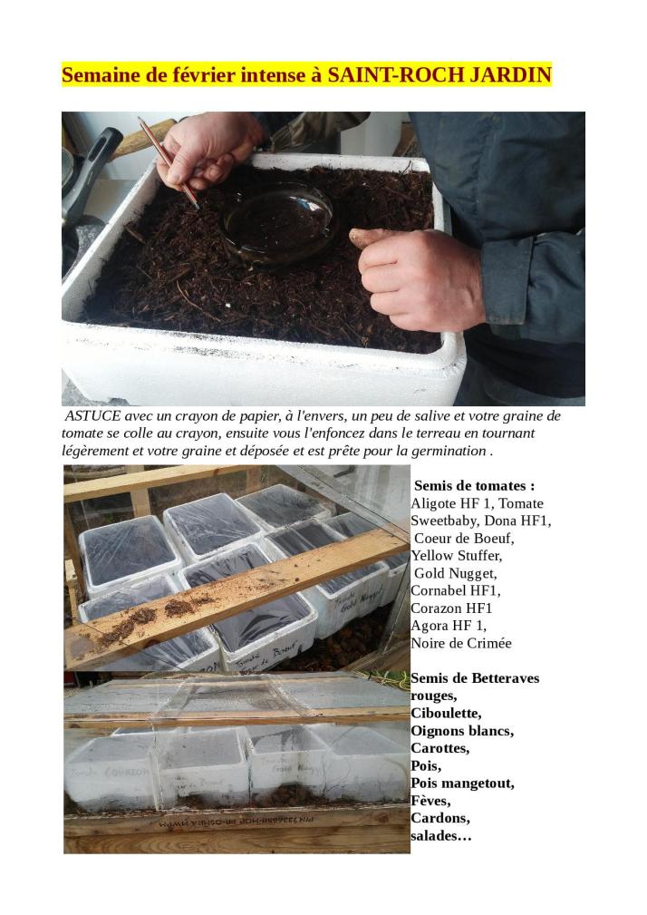 semaine de février intense 2016