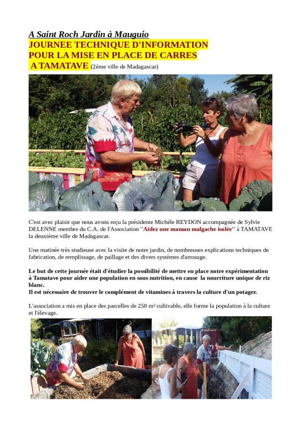 journée technique à Tamatave